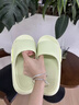 安尚芬踩屎感拖鞋女士室內家居用2026新款夏季浴室防滑eva涼拖鞋男外穿 綠色【厚底防滑】 38-39 標準碼 曬單實(shí)拍圖