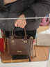 CinvaiKrose孫怡同款手提包包女包2026新款水桶包斜挎包生日情人節禮物送女友 咖啡色Coffee【送女友老婆女生禮物走心】 曬單實(shí)拍圖