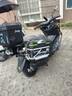 吉浪 猛士四代150cc踏板摩托車(chē)國四電噴燃油可上牌全新二輪大型越野車(chē) 亮光黑 漢達機+方三箱+護杠+音響 曬單實(shí)拍圖