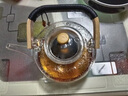DEATKN德國玻璃煮茶壺新款圍爐煮茶器家用提梁壺耐高溫明火電陶爐燒水壺 1500w實(shí)木紋電陶爐+繞線(xiàn)提梁壺+蒸煮內膽 1000ml 高硼硅玻璃 耐熱防爆 曬單實(shí)拍圖