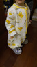 G.duck奧特曼睡袋三層夾棉兒童連體睡衣純棉寶寶嬰幼兒保暖衣男童秋冬款 黃色比卡Q 130碼【身高120-130CM】 曬單實(shí)拍圖
