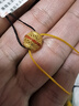 金至尊（3DG Jewellery）黃金路路通足金999古法國潮轉運珠DIY手鏈串珠生日禮物計價(jià) 金重1.36克(一桶金)-PL28001024 曬單實(shí)拍圖