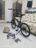 蘭令馬卡龍可折疊自行車(chē)親子帶娃母子成人禧瑪諾變速女士通勤上班 消光灰【鋁架+禧瑪諾變速+油剎】 22寸（150-190）cm 8速-競速版 曬單實(shí)拍圖