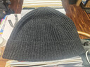 京東京造100%純羊毛帽子秋冬加厚保暖毛線(xiàn)帽針織帽護耳防寒帽男 曬單實(shí)拍圖