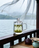 PRISTEA水晶杯高端原礦水晶把手杯提子杯茶杯男士泡茶杯水杯茶器七夕禮物 有茶漏款300毫升 曬單實拍圖