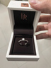 DR求婚鉆戒鉑金 經(jīng)典六爪 FOREVER經(jīng)典 結婚戒指節日禮物 2克拉D-E/極白   禮盒+證書(shū) PT950 活口(大小可調節) 曬單實(shí)拍圖