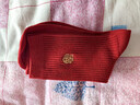 佰姿緣刺繡紅襪子女款純棉中筒新疆棉本命年馬年結婚2026新款屬馬大紅色 【3雙裝】福字+笑臉+愛(ài)心 均碼 【刺繡本命年】 曬單實(shí)拍圖