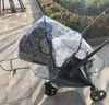 嬰兒車(chē)擋風(fēng)罩推車(chē)通用防風(fēng)防雨罩小寶寶兒童車(chē)冬季保暖天防護罩衣 嬰兒車(chē)雨罩側網(wǎng)透明 曬單實(shí)拍圖