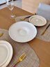 YOGEHOME優(yōu)格旋影之路陶瓷西餐盤(pán)菜盤(pán)家用深盤(pán)意面盤(pán)圓形盤(pán)酒店餐具濃湯盤(pán) 純白_浮雕旋影寬邊湯盤(pán) 9.75英寸 無(wú)規格 曬單實(shí)拍圖