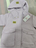 ABC KAIA新款冬季兒童羽絨服女童韓版洋氣童裝中大童中長(cháng)款白鴨絨保暖外套 紫色 140 曬單實(shí)拍圖
