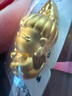 菜百首飾黃金轉運珠 足金5D國潮萌趣十二生肖佛轉運珠 含繩 計價(jià) HJ 黃金轉運珠 約1.20g（大勢至菩薩-馬） 曬單實(shí)拍圖