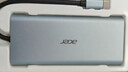 宏碁（acer）多功能擴展塢 USB-C轉HDMI轉換器適用iPad MacBook 4K投屏VGA音頻千兆網(wǎng)口分線(xiàn)器拓展塢 曬單實(shí)拍圖