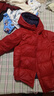 雪中飛兒童羽絨服男女童裝新款秋冬季加厚保暖外套百搭面包服 冰酒紅 170 曬單實(shí)拍圖