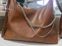 CHARLES&KEITH26春新品大容量鏈條單肩托特包雙肩包CK2-40782798 Distressed Tan復古鞣褐 L 曬單實(shí)拍圖
