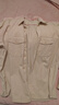 優(yōu)衣庫男裝女裝燈芯絨工裝襯衫長(cháng)袖襯衣休閑復古480295 01 乳白色 2XL 曬單實(shí)拍圖