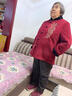 桂依鳥(niǎo)奶奶裝冬裝棉襖60-80歲洋氣外套新中式老年人衣服中老年女?huà)寢屟b 棗紅色 加絨 高端刺繡鳳凰上衣 3XL 推薦120-135斤 曬單實(shí)拍圖