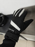 回力手套冬季男騎行手套滑雪加厚保暖觸屏防潑水防風(fēng)寒電動(dòng)摩托手套女 黑色【科技鎖溫+騎車(chē)防滑】 均碼 曬單實(shí)拍圖