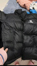 駱駝（CAMEL）小太陽(yáng)戶(hù)外羽絨服秋冬新款男女加厚白鴨絨保暖外套面包服 幻影黑，A33CAPN163E5 XL 曬單實(shí)拍圖