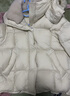 坦博爾羽絨服女士短款可脫卸帽秋冬廓形保暖厚外套5520350Z 臻奢白155 曬單實(shí)拍圖