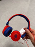 JBL JR310 頭戴式兒童益智耳機 低分貝線(xiàn)控帶麥克風(fēng)沉浸式學(xué)生學(xué)習網(wǎng)課親子教育 新年禮物元旦紅色 曬單實(shí)拍圖