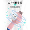 索愛(ài)（soaiy）K歌話(huà)筒音響一體麥克風(fēng)寶寶兒童專(zhuān)用家用無(wú)線(xiàn)藍牙手機唱歌卡拉ok家庭KTV唱歌神器禮物 粉色 曬單實(shí)拍圖