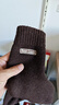 莫代爾70%羊毛襪男士中筒襪秋冬季長(cháng)襪刺繡加絨加厚東北保暖厚襪子3雙裝 曬單實(shí)拍圖