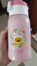 膳魔師保溫杯小學(xué)生兒童開(kāi)學(xué)必備吸管杯女士水壺含杯套550ml粉兔 曬單實(shí)拍圖