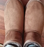 駱駝（CAMEL）雪地靴女百搭舒適暖絨平跟套筒保暖靴 L25W275157 駝色 38 曬單實(shí)拍圖