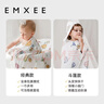 嫚熙（EMXEE）嬰兒浴巾新生兒純棉紗布浴巾寶寶兒童洗澡毛巾 雨夜童話(huà)105*105cm 曬單實(shí)拍圖