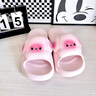 潔麗雅可愛(ài)拖鞋女士夏季外穿卡通新款eva室內家居浴室厚底防滑涼拖鞋男 蜜桃粉 【立體卡通小狗】 38-39 【適合37-38碼】 曬單實(shí)拍圖