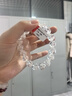石玥珠寶天然白幽靈手串雪花水晶轉運珠手鏈男女士款水晶瑪瑙 11-12mm 曬單實(shí)拍圖