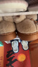 意爾康厚底毛絨卡通棉拖鞋保暖外穿拖鞋女 YW57I266駝色36 曬單實(shí)拍圖