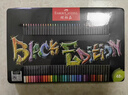 輝柏嘉（Faber-castell） 黑桿油性彩鉛 繪畫(huà)工具 畫(huà)畫(huà)套裝48色鐵盒116448（附筆刨橡皮）美術(shù)寫(xiě)生 曬單實(shí)拍圖