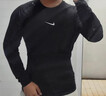 耐克NIKE男長(cháng)袖T恤 打底衫 速干透氣 緊身衣 FB7920-010 黑色L 曬單實(shí)拍圖