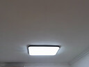 歐普照明（OPPLE） LED吸頂燈護眼客廳燈臥室餐廳主燈簡(jiǎn)約燈具衛生間照明大燈 72W 25㎡內適用 黑色（90*60高光） 曬單實(shí)拍圖