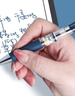 藍黑色中性筆墨藍色醫護處方筆墨蘭按動(dòng)簽字筆學(xué)生醫用藍黑筆筆芯醫生用按動(dòng)式水筆專(zhuān)用按壓式藍筆 【醫護藍黑筆】12支/盒 曬單實(shí)拍圖