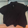 皮爾卡丹（pierre cardin）商務(wù)修身t恤男士polo休閑夏季半袖透氣翻領(lǐng)純色大碼戶(hù)外寬松速干 黑色 XL 體重135-150斤 曬單實(shí)拍圖