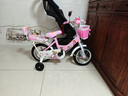 阿米達兒童自行車(chē)男女孩2-3-6-10歲小孩腳踏車(chē)輕便單車(chē)公主款小學(xué)生童車(chē) 高配粉【普通輔助輪+大禮包】 12寸適合身高80-105CM 曬單實(shí)拍圖