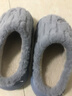 綾庭鷹親子款冬季新款棉拖鞋女童防滑室內中大童兒童拖鞋男童軟底毛毛鞋 灰色 升級加厚 18.5 30-31碼內長(cháng)18.5cm 曬單實(shí)拍圖