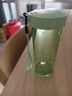 特百惠（Tupperware）瑩彩430ml塑料杯男女學(xué)生便攜運動(dòng)水杯子戶(hù)外辦公寬口杯家居館 薄荷綠430ml1個(gè) 曬單實(shí)拍圖