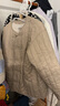 MUJI 女式木棉混盤(pán)扣棉服夾克外套女款女裝棉衣新中式26年 BD12HA6S 淺米色 L (165/88A) 曬單實(shí)拍圖