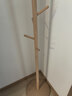 四萬(wàn)公里實(shí)木衣架落地衣帽架臥室家用掛衣架簡(jiǎn)易立式櫸木掛衣桿室內掛包架 曬單實(shí)拍圖