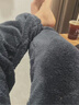 雪中飛珊瑚絨睡衣男士秋冬季2026年新款加絨加厚法蘭絨家居服套裝可外穿 NSJLY-KS17深灰色雪花絨K字標男 【柔軟抗靜電】 L -170/88A 【建議100-130斤】 曬單實(shí)拍圖