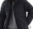 安踏六度芯面包羽絨丨連帽羽絨服防潑水高蓬松女冬季新款寬松鴨絨外套 曬單實(shí)拍圖