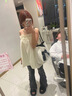 瑜尚臻品大容量甜美蝴蝶結包包女新款時(shí)尚單肩托特包外出手提購物袋帆布包 甜美蝴蝶結托特包【白色】 曬單實(shí)拍圖