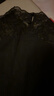 曼妮芬[茶花肌底衣]女士長(cháng)袖蕾絲領(lǐng)無(wú)痕保暖貼身親膚打底秋衣褲內衣內搭 星空黑 L (165) 建議101-130斤 曬單實(shí)拍圖