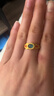 曼卡龍小宮翎黃金戒指玉髓鎏彩國風(fēng)大氣足金計價(jià)精品新品禮物 【15#】 1.73g 曬單實(shí)拍圖