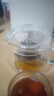 拓撲耐高溫玻璃壓嘴茶壺高硼硅花茶壺企鵝壺家用茶水分離泡茶壺帶  約小壓嘴壺 260ml 曬單實(shí)拍圖