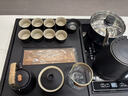 烏金石茶盤(pán)套裝全自動(dòng)上水電熱水壺陶瓷功夫茶具蓋碗茶道泡茶壺 黑陶提梁套裝(11頭)+遠山烏金石茶盤(pán) 曬單實(shí)拍圖