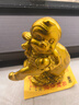 銅猴子擺件十二生肖猴屬相猴福袋猴子財福金猴 高8.5cm財福金猴 曬單實(shí)拍圖